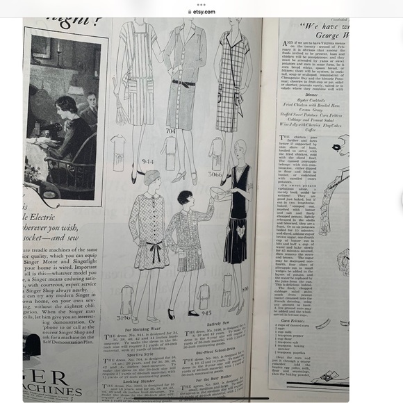 Vintage from the 1920s Needlework Magazine - Picture 3 of 4